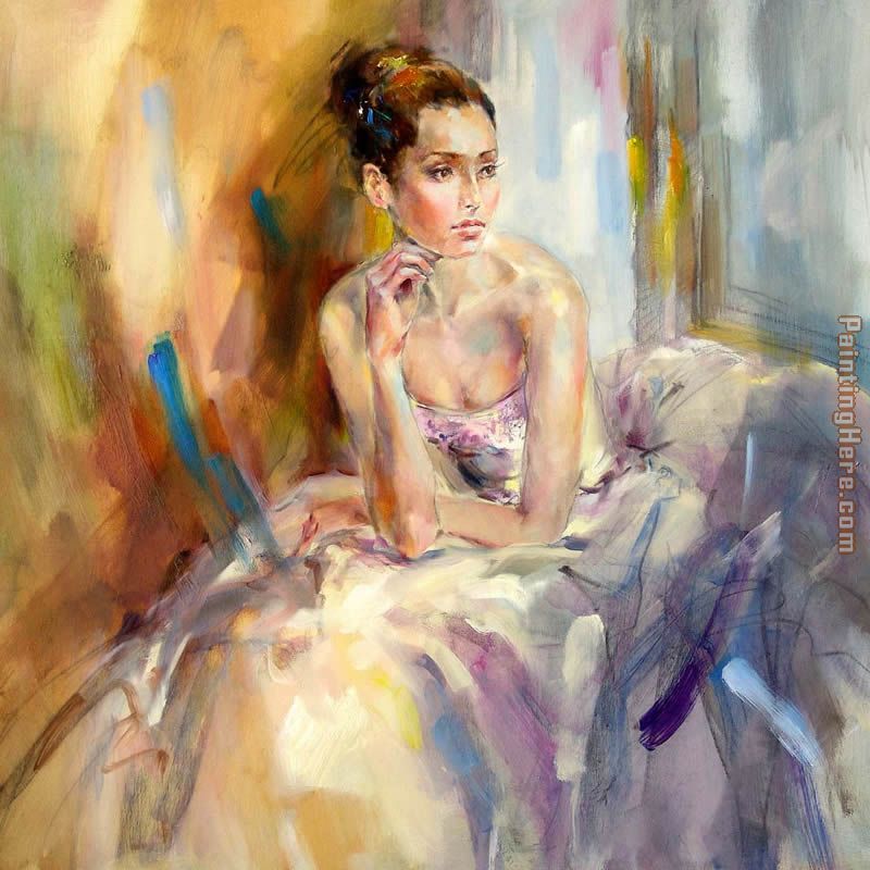 Soft as Silk painting - Anna Razumovskaya Soft as Silk art painting